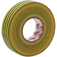 eLumen8 Premium PVC Insulation Tape 2702 19mm x 33m Yellow/Green