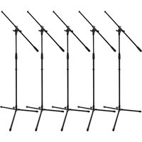 Boom Mic Stand by Gear4music 5 Pack