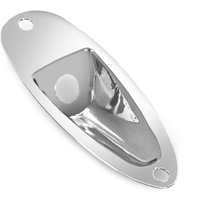 Guitarworks Recessed Electric Guitar Jack Plate Chrome
