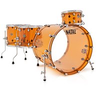 Natal Arcadia Acrylic 22 4pc Shell Pack Transparent Orange