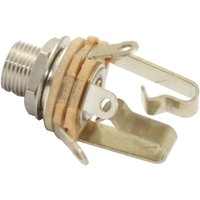 Switchcraft L12B Stereo Jack Socket 1/4" wi 3/8" (9.5mm) Thread