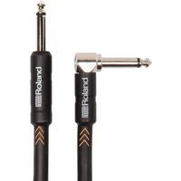 Roland Black Series Angled/Straight Instrument Cable 10ft/3m
