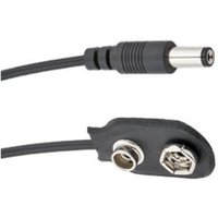 Voodoo Lab Straight Barrel To Battery Snap Cable 18 Inch