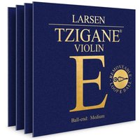 Larsen Tzigane Violin String Set Ball End E Medium