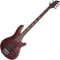 Schecter Omen Extreme-5 Bass Guitar Black Cherry