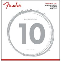 Fender Original 150 Guitar Strings Pure Nickel Wound Ball End 150R .010-.046