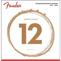Fender 60L Phosphor Bronze Acoustic Strings 12-53