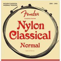 Fender 130 Classical Nylon Clear Silver Ball End Strings 28-43
