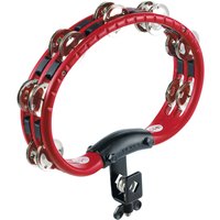 Meinl Percussion ABS Steel Jingle Tambourine Mountable TMT2R Red