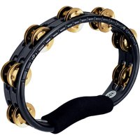 Meinl Perkussion ABS Hand-Held Tamburin Messing Schellen TMT1B Schwarz