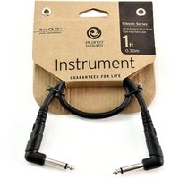 Planet Waves Classic Series Patch Cable Right Angle 1 Foot