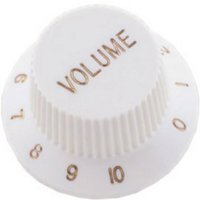 Guitarworks Guitar Volume Control Knob White