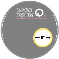 Bass Drum Os klingen Loch Ring Messing 6