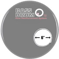 Bass Drum Os Sound Hole Ring Chrome 6