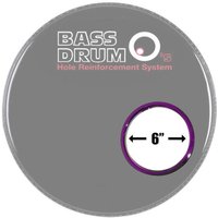 Bass Drum Os klingen Loch Ring lila 6