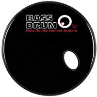 Bass Drum Os Oval Sound Loch Ring schwarz 6