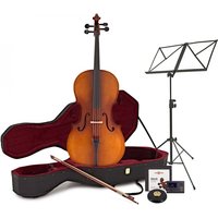 Student Full Size Cello Beginner Pack by Gear4music Antique Fade