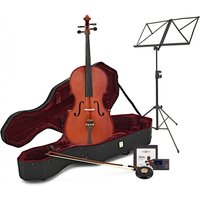 Student Plus 3/4 Size Cello Beginner Pack by Gear4music