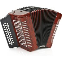 Diatonic Button Accordion by Gear4music 12 Bass - Nearly New