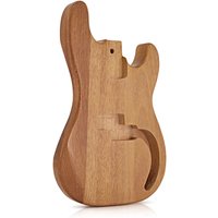 Guitarworks Bass Guitar Body Natural Mahogany
