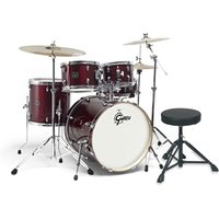 Gretsch Energy 22" Drum Kit w/ Hardware & Paiste 101 Set Wine Red