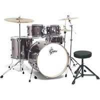 Gretsch Energy 22" Drum Kit w/ Hardware & Paiste 101 Set Grey Steel