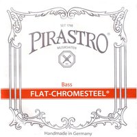 Pirastro Flat Chromesteel Solo 3/4 Double Bass String Set