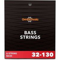6 String Bass Guitar String Set by Gear4music