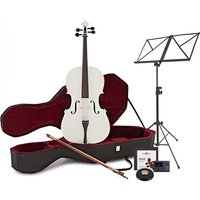 Student Full Size Cello Beginner Pack by Gear4music White