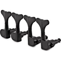 Guitarworks Bass Guitar Mini Machine Heads 2-a-side Black