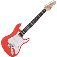 3/4 LA Electric Guitar by Gear4music Red