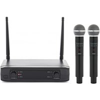 SubZero VOXLINK-2FH Dual Handheld Wireless Microphone System