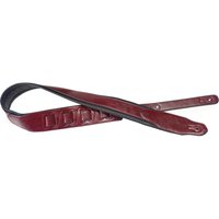Stagg Padded Leather Style Strap Red