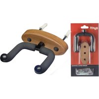 Stagg Guitar Wall Hanger With Wooden Base