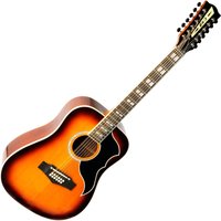 Eko Ranger XII VR 12-String Electro Acoustic Honey Burst