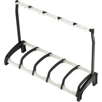 K&M 17515 Guardian 5 Rack Guitar Stand Black/Translucent