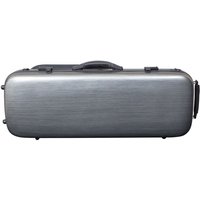 Hidersine Polycarbonate Viola Oblong Case Brushed Silver