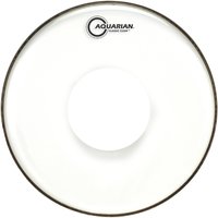 Aquarian Classic Clear White 12 Drum Head with Power Dot