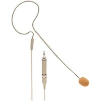 SubZero Single Ear Headset Microphone with Minijack Connector Tan