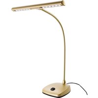 K&M 12297 LED Piano Lamp Gold UK Plug