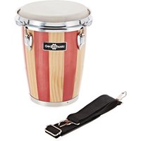 7.5" Wooden Conga with Strap by Gear4music