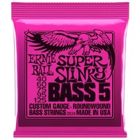 Ernie Ball Super Slinky 2824 Nickel Bass 5 Saiten 40-125
