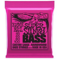 Ernie Ball 2834 Super Slinky Nickel Bass Guitar Strings 45-100