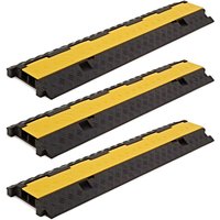 2 Channel Cable Protector Bridges by Gear4music Pack of 3