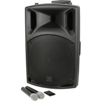 QTX QX15PA-Plus 15 PA Speaker With Wireless Microphones