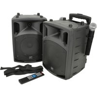 QTX PAV8 8 Portable PA Set With Wireless Microphones