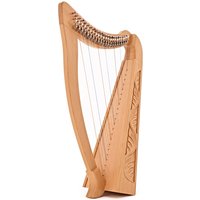 22 String Harp with Levers by Gear4music