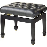 Stagg Concert Vinyl Piano Stool Black