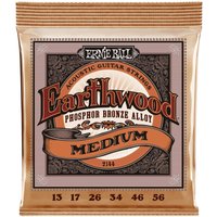 Ernie Ball 2144 Earthwood Phosphor Bronze Medium 13-56