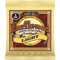 Ernie Ball 3004 Earthwood 11-52 3 Pack